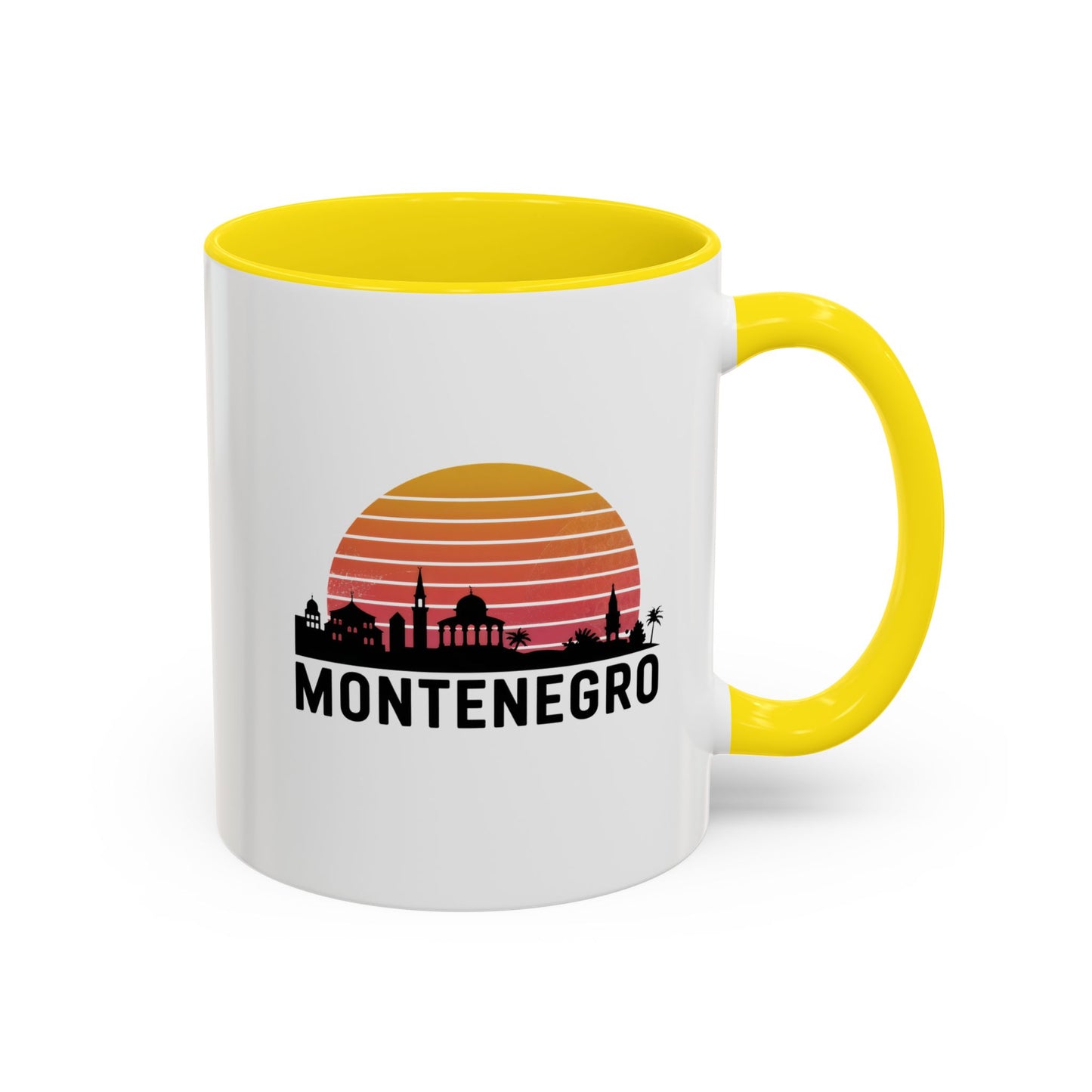 Montenegro Sunset Coffee Mug, Unique Black Accent Mug, Gift for Coffee Lovers, Travel Mug, Home Decor, Souvenir