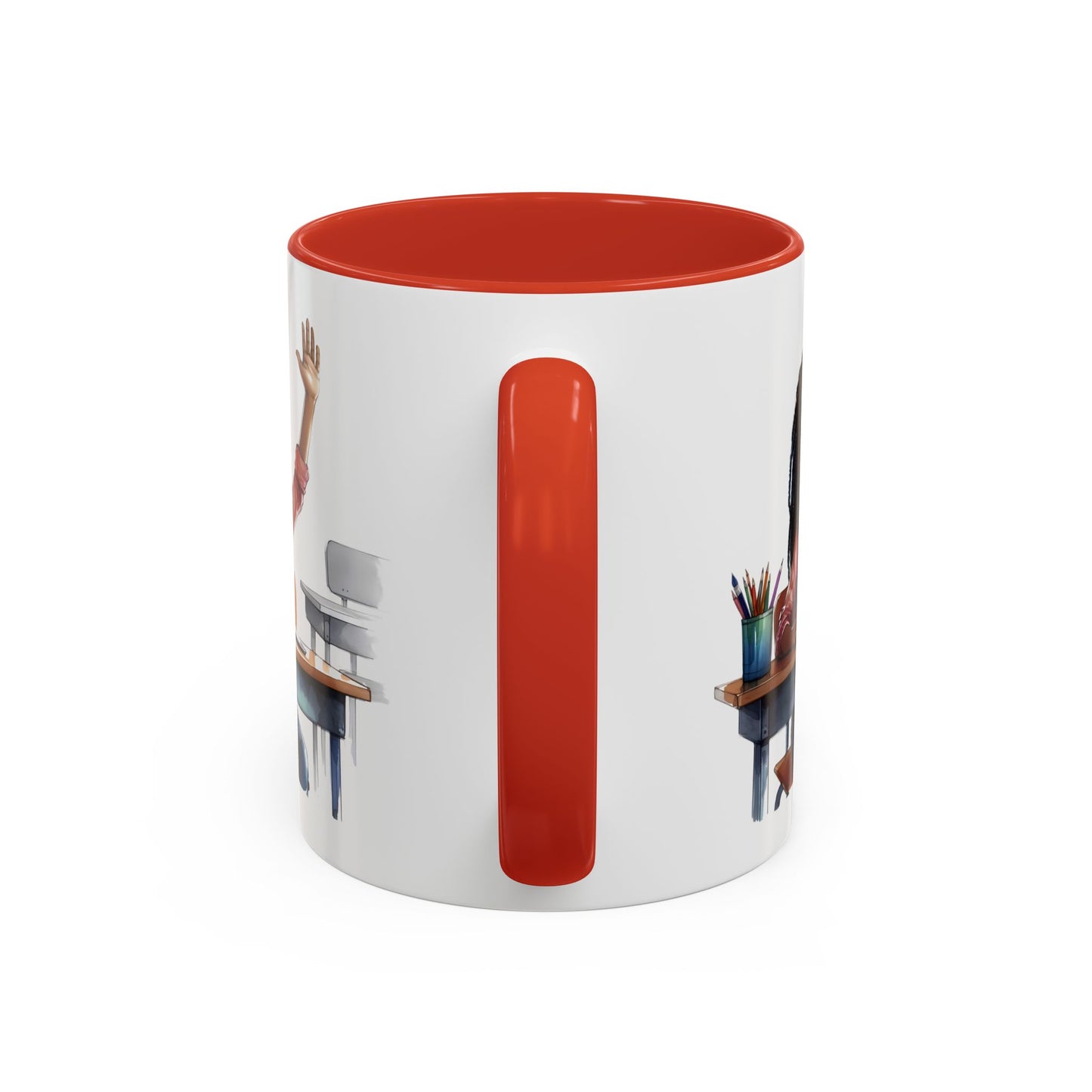 Cheerful Kids' Coffee Mug, Classroom Theme, Back to School Gift, Teacher Appreciation, Personalized Drinkware, Cute Art for Kids
