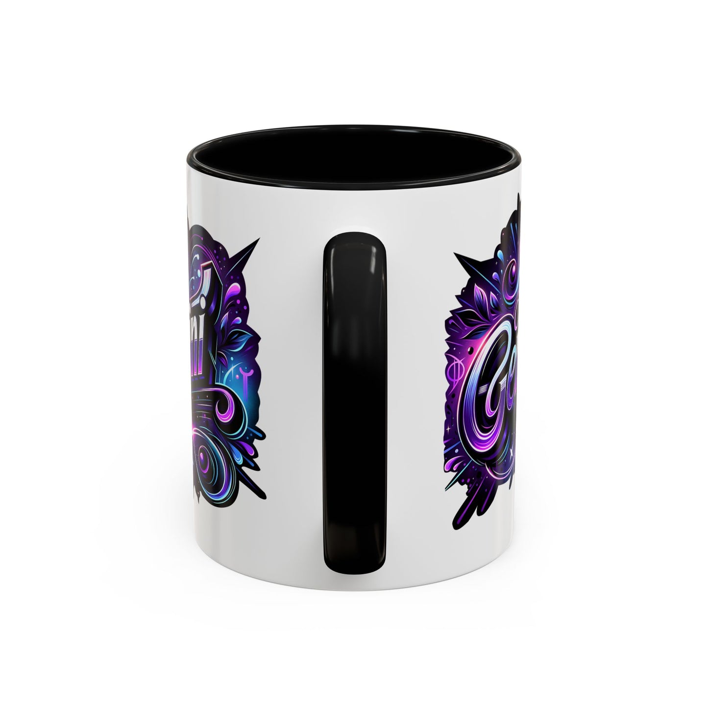 Gemini Accent Coffee Mug - Colorful Astrology Mug, Horoscope Gift, Zodiac Lover's Mug, Unique Coffee Cup, Personalised Birthday Gift