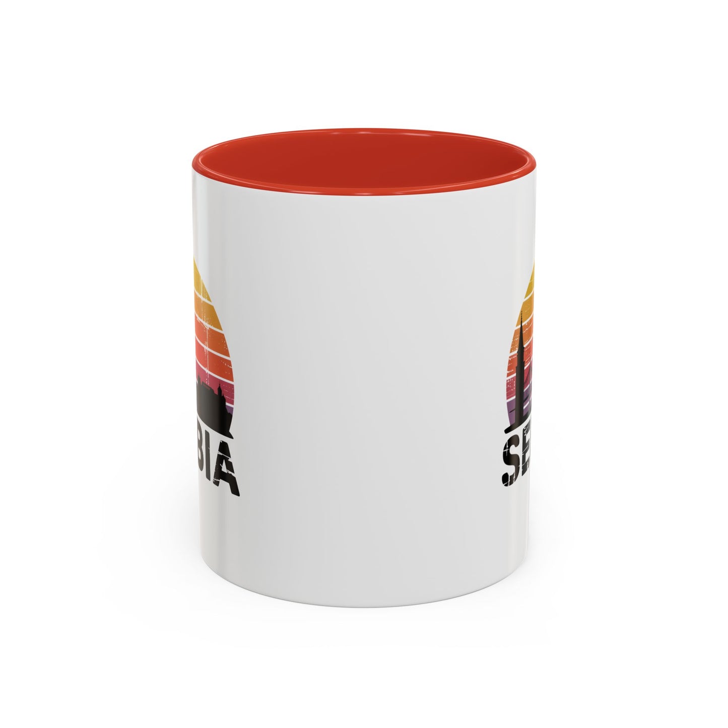Serbia Sunset Accent Coffee Mug - Perfect for Travel Lovers, Gift for Friends or Family, Great for Home/Office Decor, Unique Souvenir