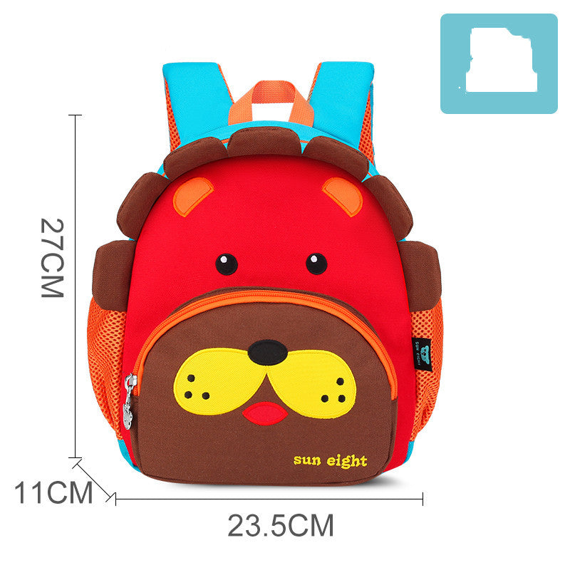 Cute Cartoon Shoulders Baby Lightweight Backpack Elementary School Schoolbag Store Hive UNIjuntos