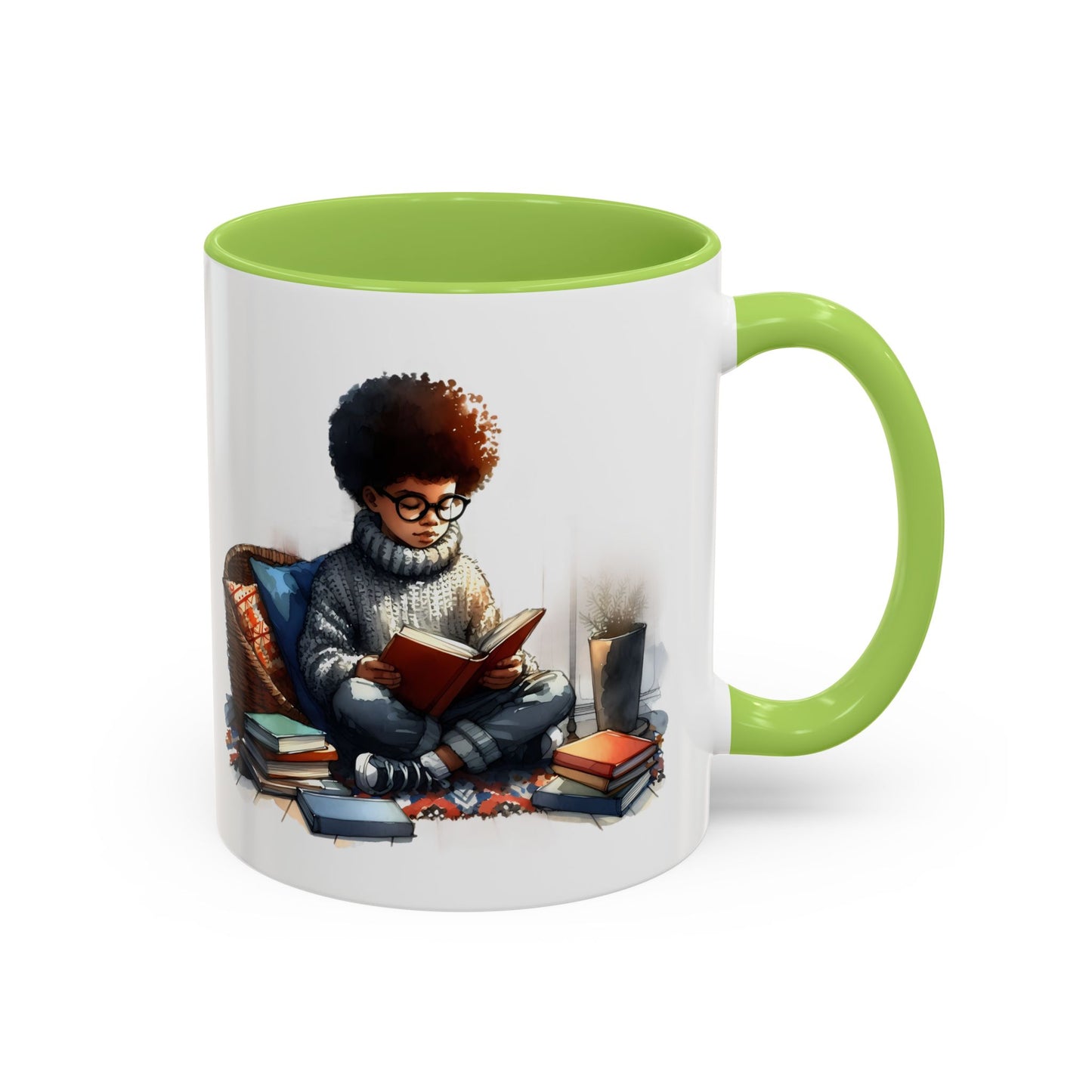 Cozy Reading Mug: Perfect Gift for Book Lovers, Cute Coffee Cup, Unique Home Decor, Ideal for Cozy Mornings, Fun Birthday Present