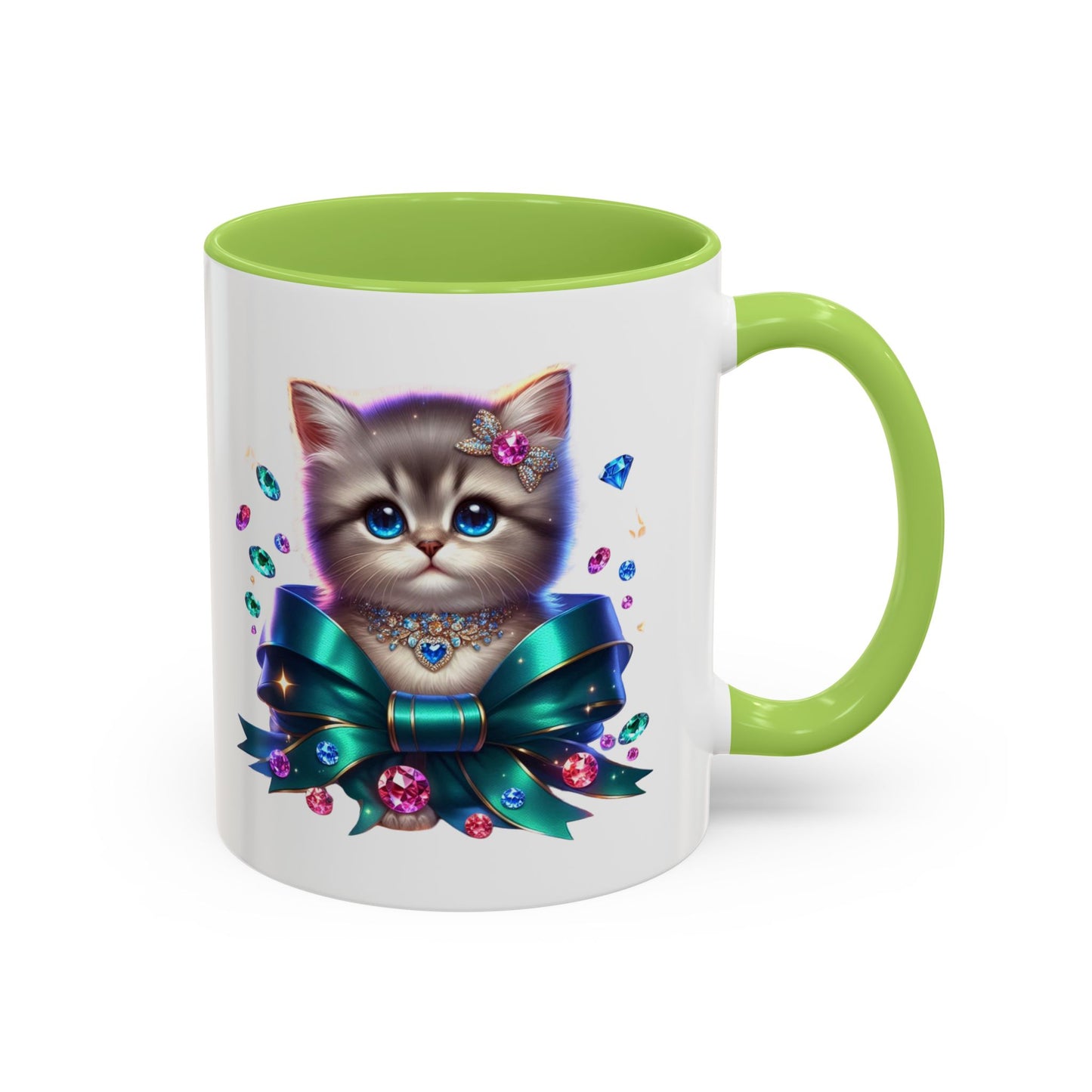 Cute Cat Accent Mug - Perfect Gift for Cat Lovers, Animal Enthusiasts, Birthdays, Housewarmings, Pet Adoption Celebrations