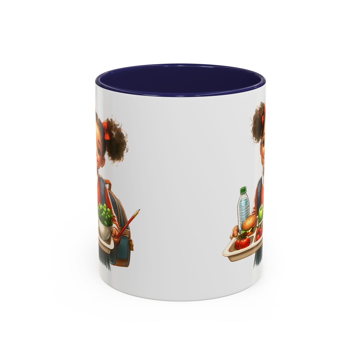 Happy Kids Accent Coffee Mug - Fun Drinkware for Home, School, Nursery, Gifts, Birthday, Holidays, Cute Design