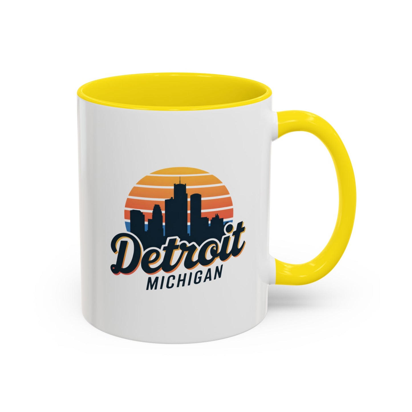 Detroit Skyline Coffee Mug - Perfect for Home, Gifts, Office Decor, Travel, Sunsets