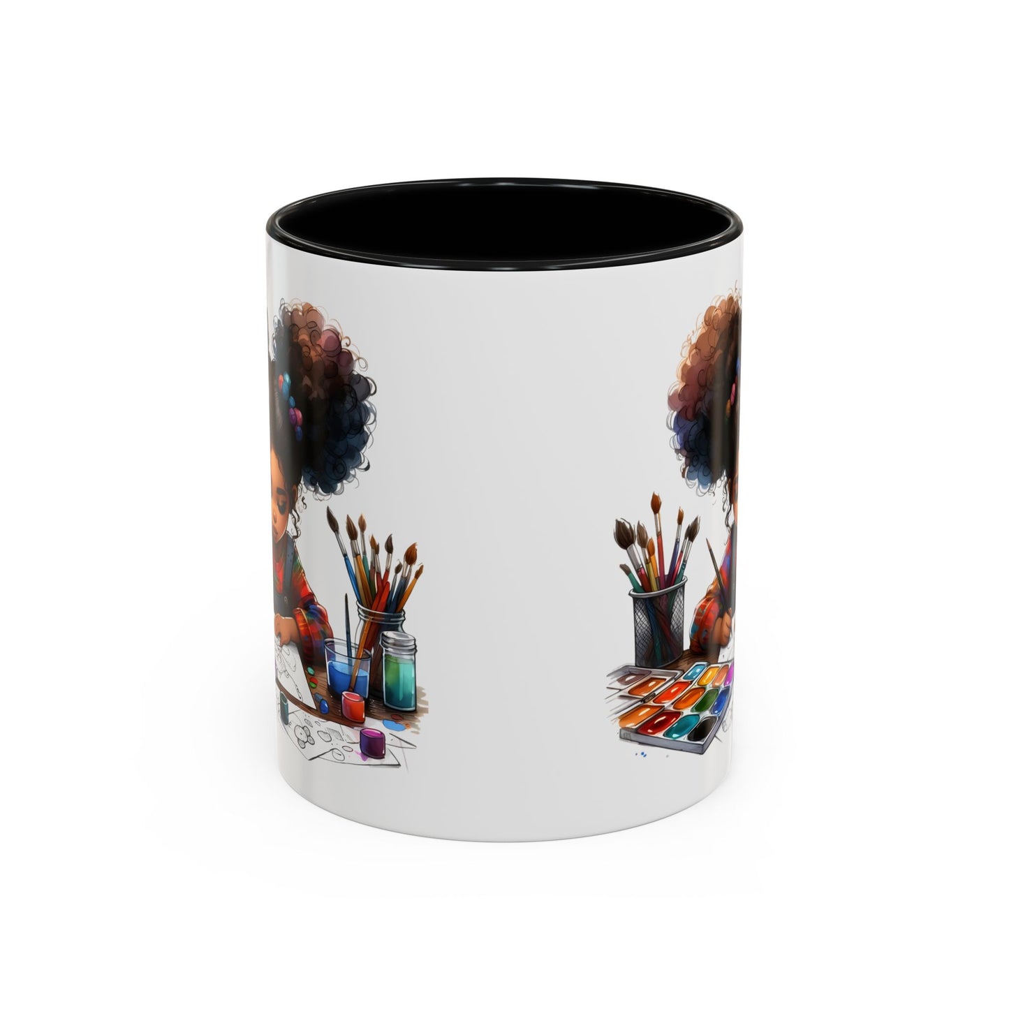 Creative Artist Coffee Mug, Colorful Art Mug, Gift for Artists, Studio Mug, Hot Beverage Cup, Unique Drinkware