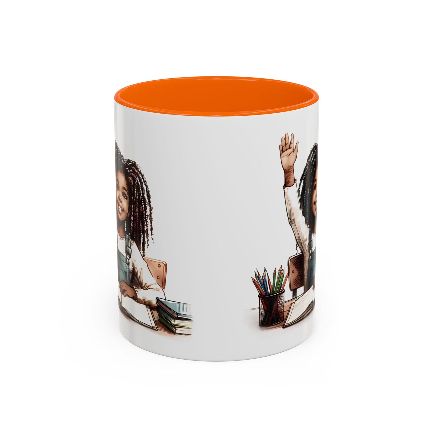 Cheerful Kids' Coffee Mug, Empowering Gift for Students, Classroom, Back to School, Fun Celebrate Learning Mug