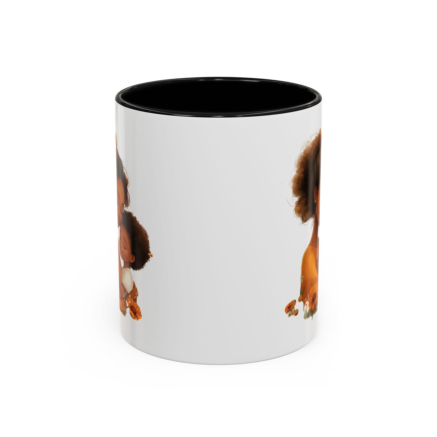 Heartwarming Mom & Child Coffee Mug, Family Gift, Mother's Day Gift, Coffee Lover, Cute Illustration