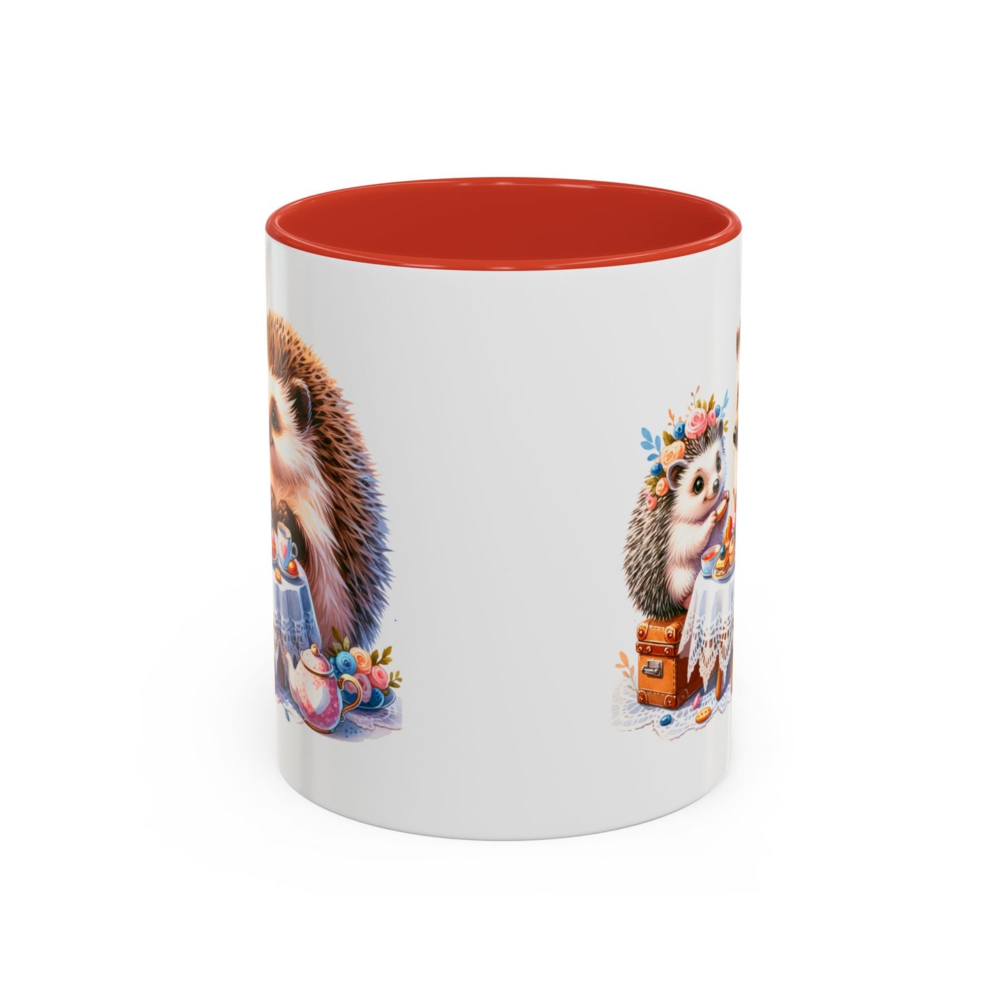 Adorable Hedgehog Accent Coffee Mug - Cute Animal Lover Gift, Nature Coffee Cup, Home & Kitchen Decor, Perfect for Friends & Family