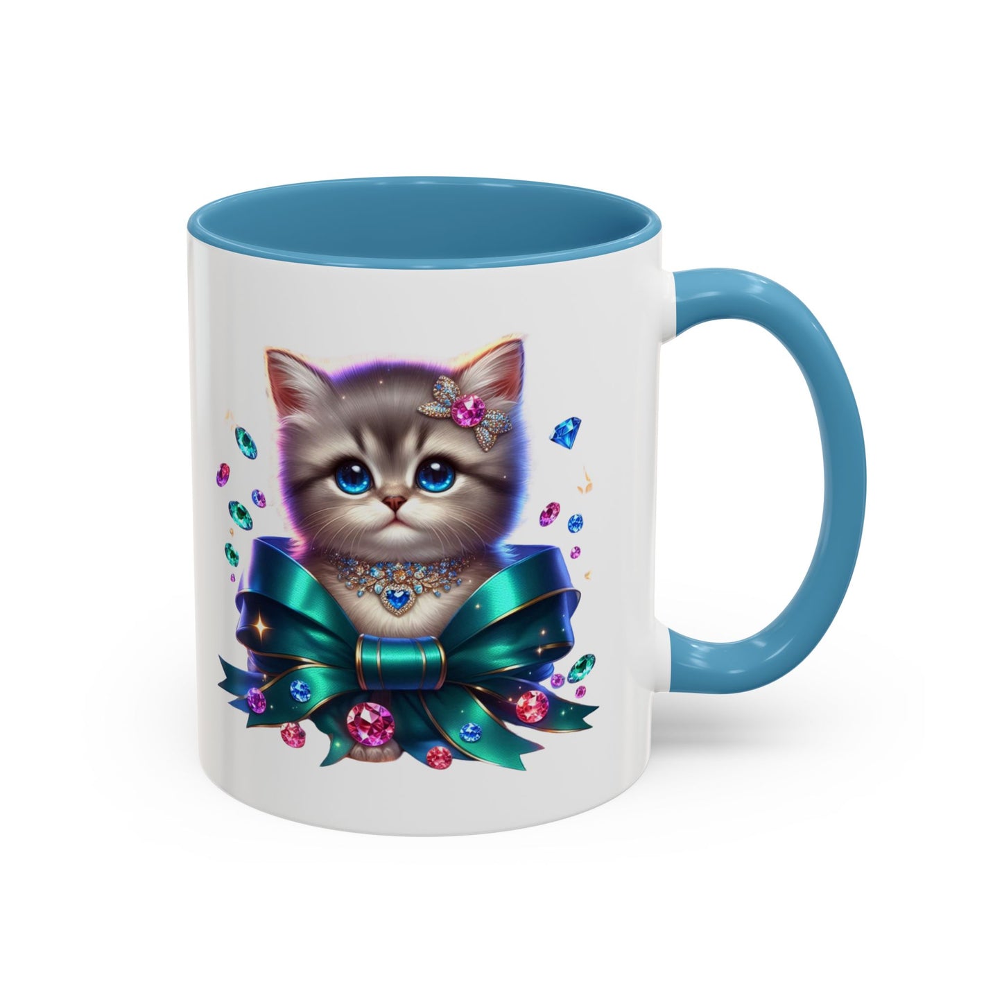 Cute Cat Accent Mug - Perfect Gift for Cat Lovers, Animal Enthusiasts, Birthdays, Housewarmings, Pet Adoption Celebrations