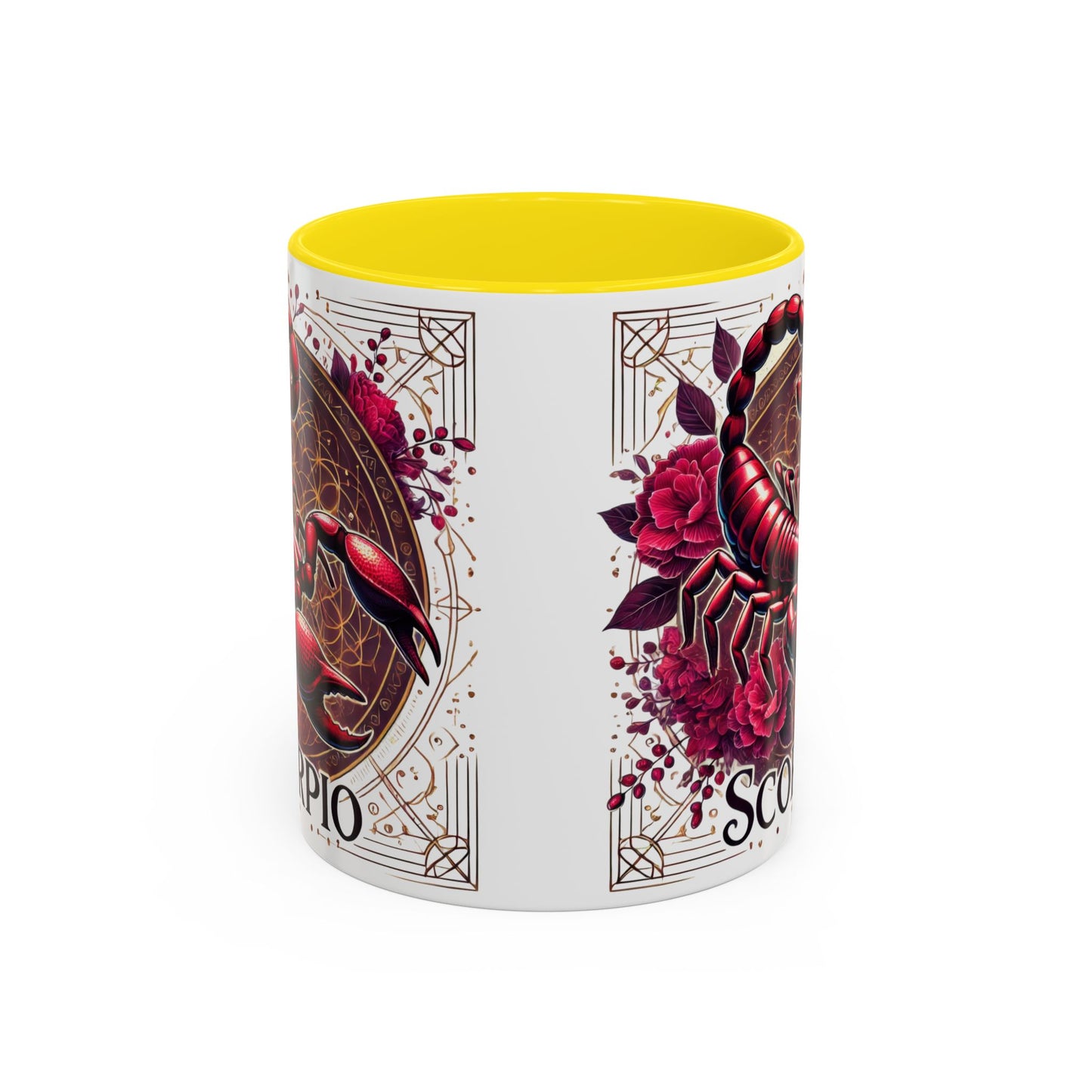 Scorpio Zodiac Accent Coffee Mug - Astrology Gift for Scorpios