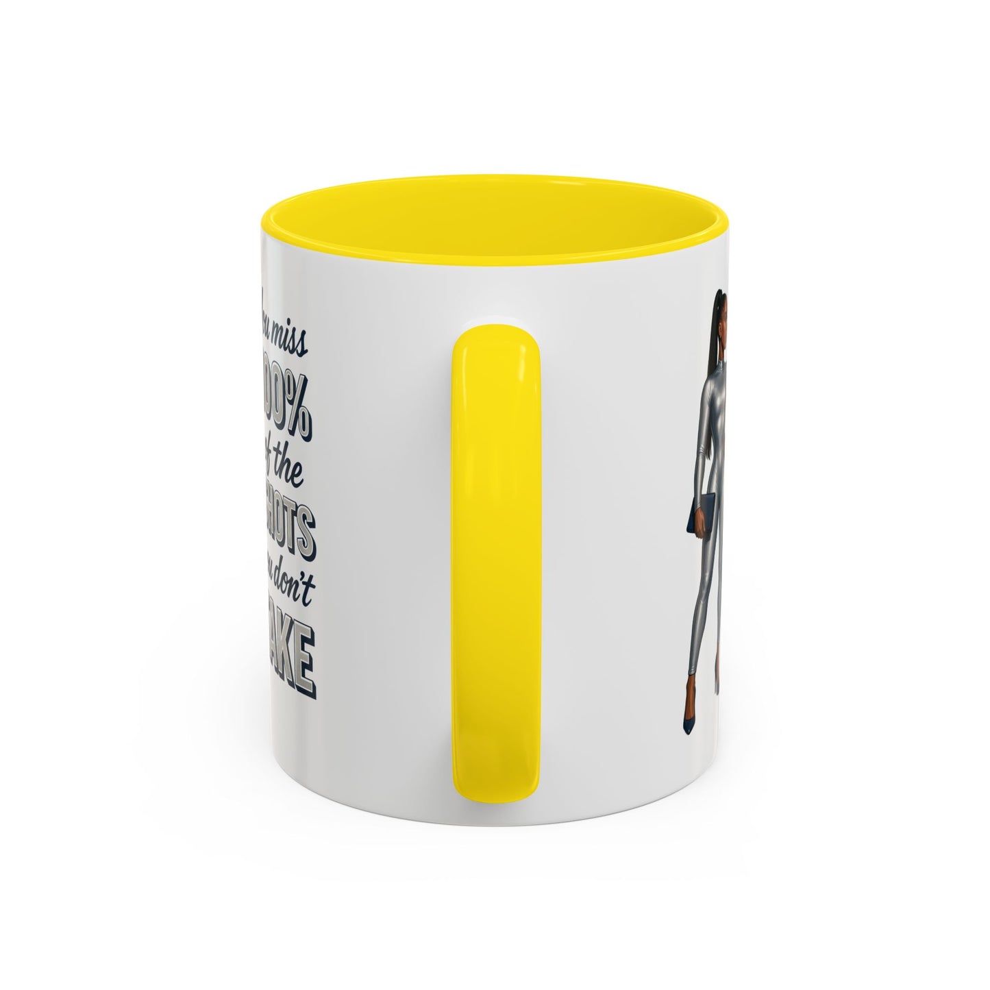 Motivational Accent Coffee Mug - Inspirational Gift for Goal-Diggers, Perfect for Home Office, Birthdays, Graduation, Motivation