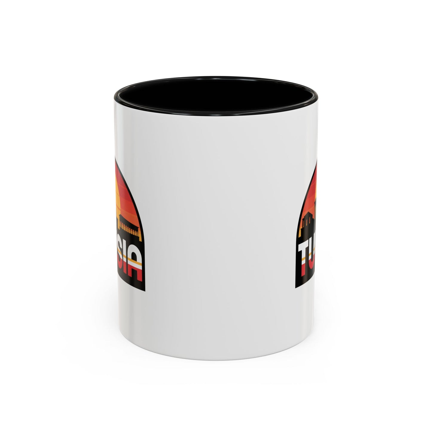 Tunisian Sunset Accent Mug, Coffee Lover Gift, Travel Souvenir, Unique Home Decor, Tea Mug, Vacation Memory