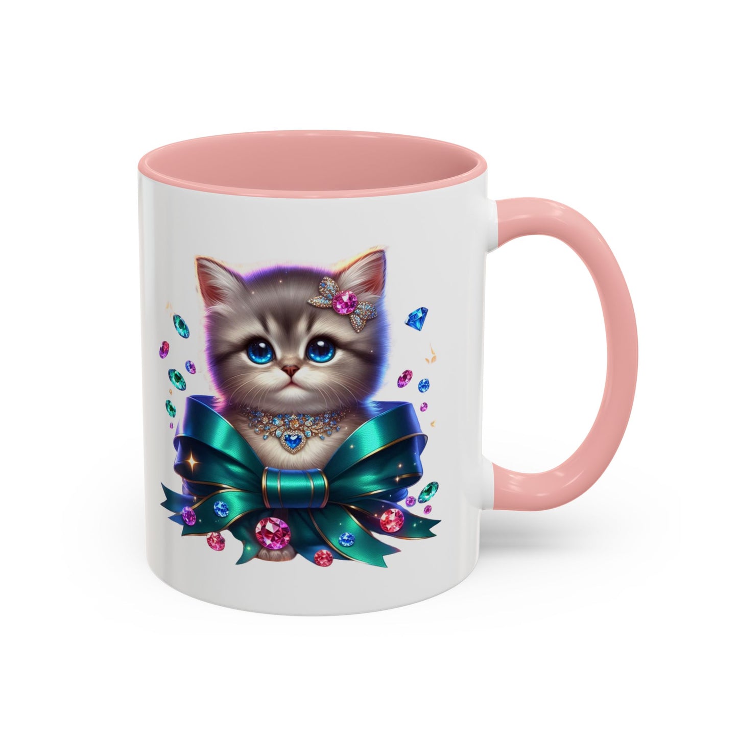 Cute Cat Accent Mug - Perfect Gift for Cat Lovers, Animal Enthusiasts, Birthdays, Housewarmings, Pet Adoption Celebrations