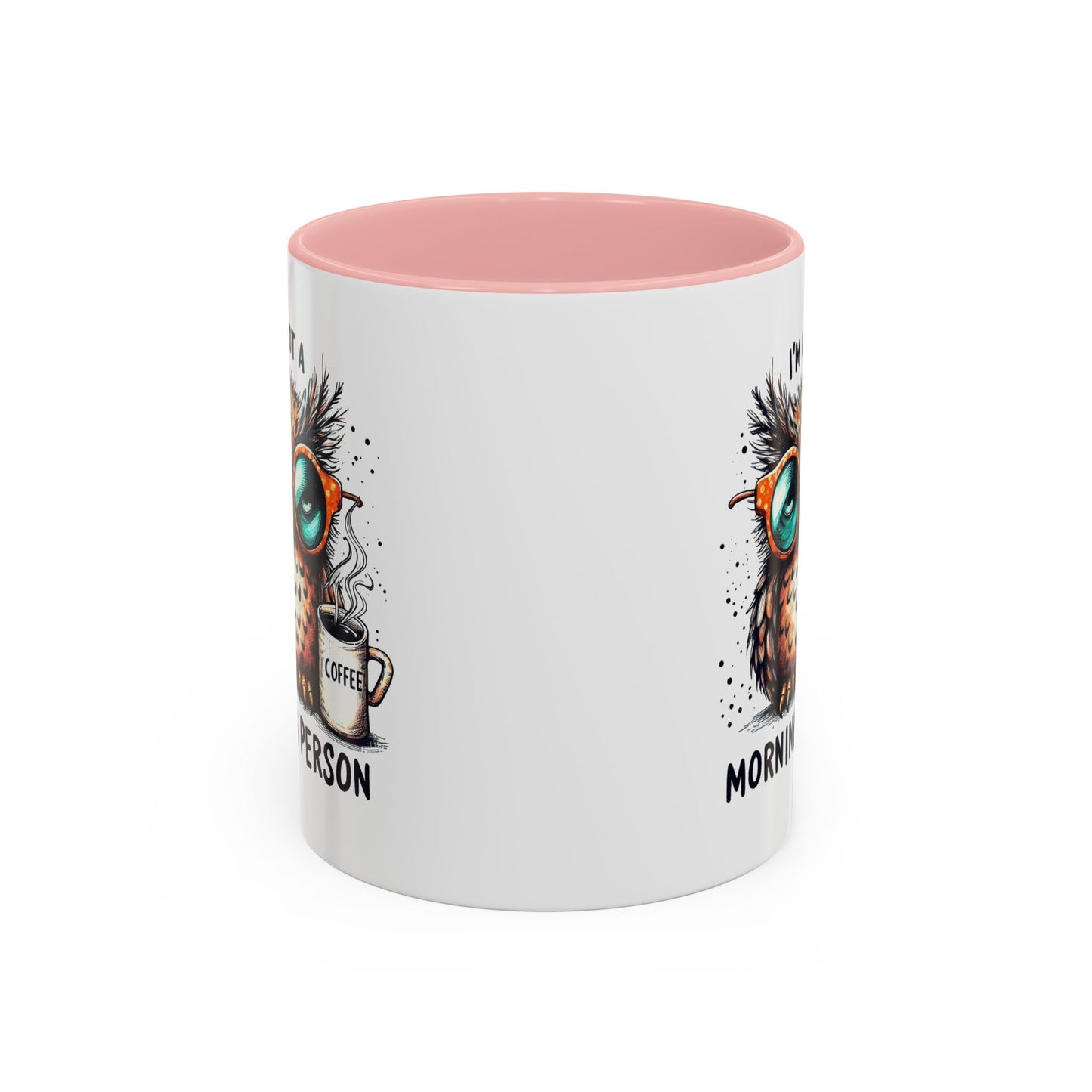 Funny Owl Coffee Mug, I'm Not a Morning Person Cup, Gift for Coffee Lovers, Cute Owl Mug, Quirky Ceramic Mug