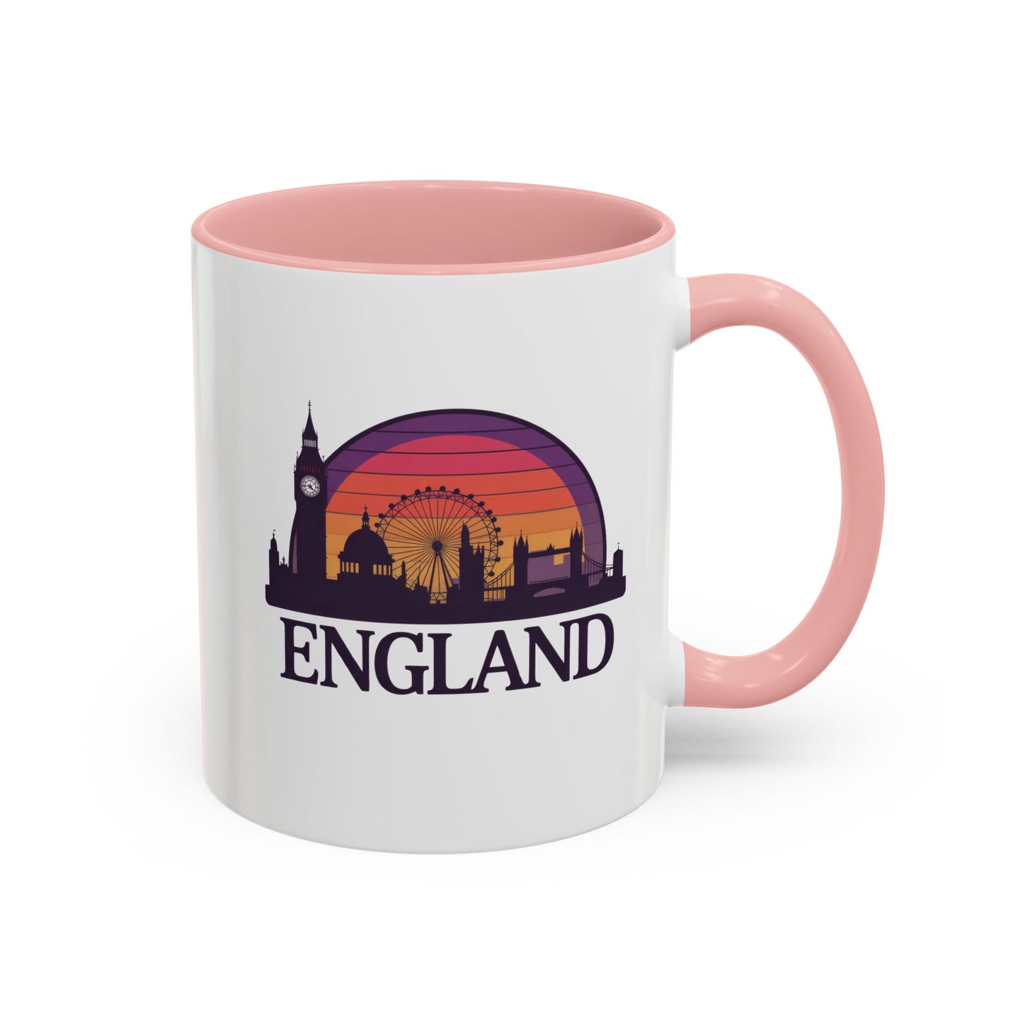 London Skyline Accent Coffee Mug - Unique Gift for Tea Lovers, Home Decor, Travel Souvenir, English Culture Enthusiasts, 11oz, 15oz