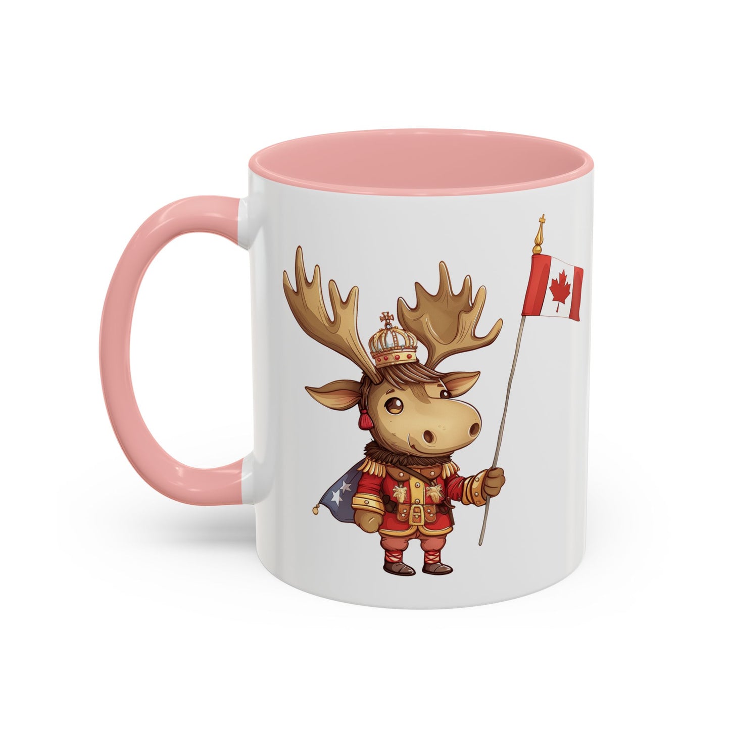 Canada Moose Accent Coffee Mug, Funny Moose Mug, Canadian Gift, Cute Animal Mug, Canada Day Mug, Holiday Coffee Cup