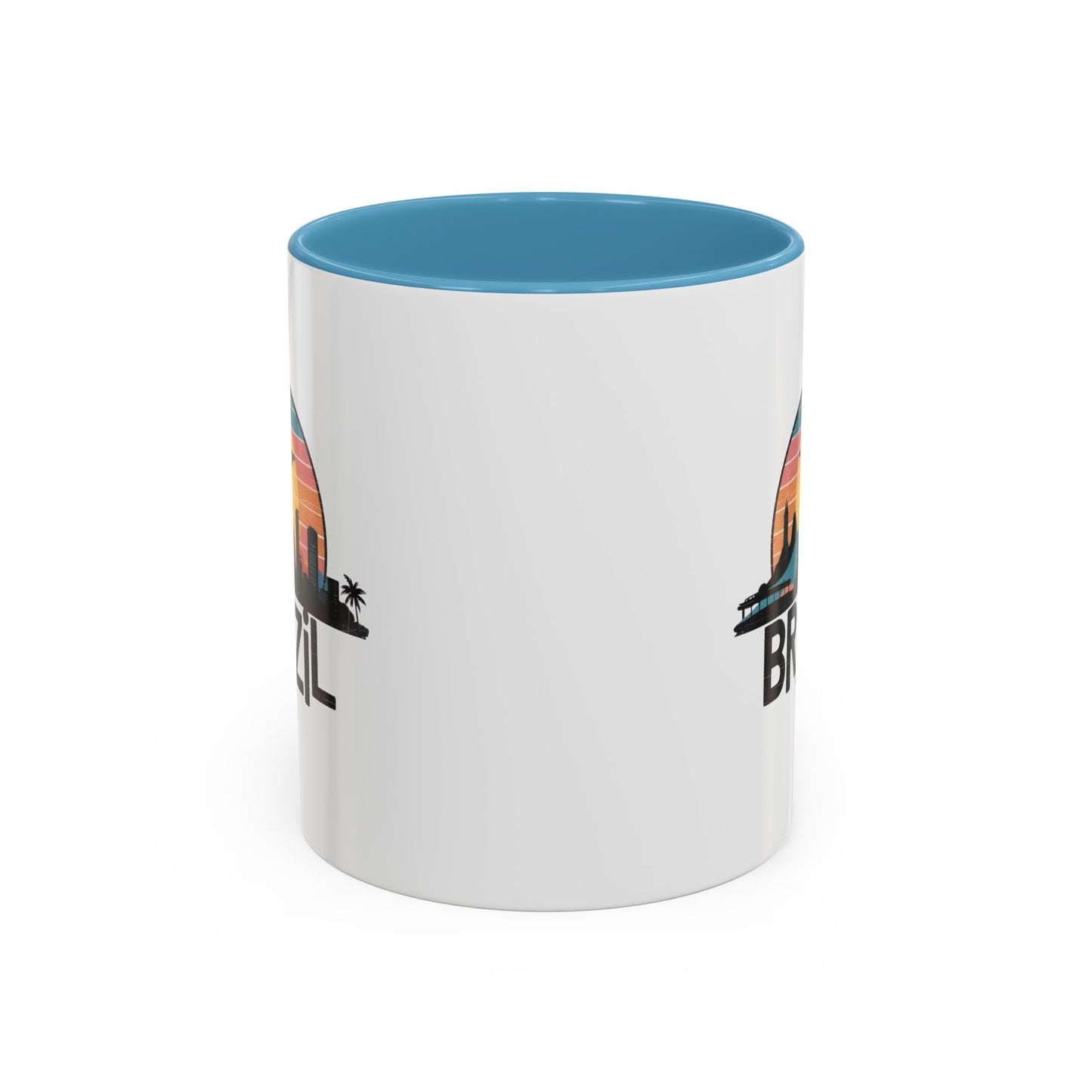 Brazilian Vibe Coffee Mug, Accent Mug for Travel Lovers, Gift for Brazil Enthusiasts, Souvenir Coffee Cup, Beach Theme Mug