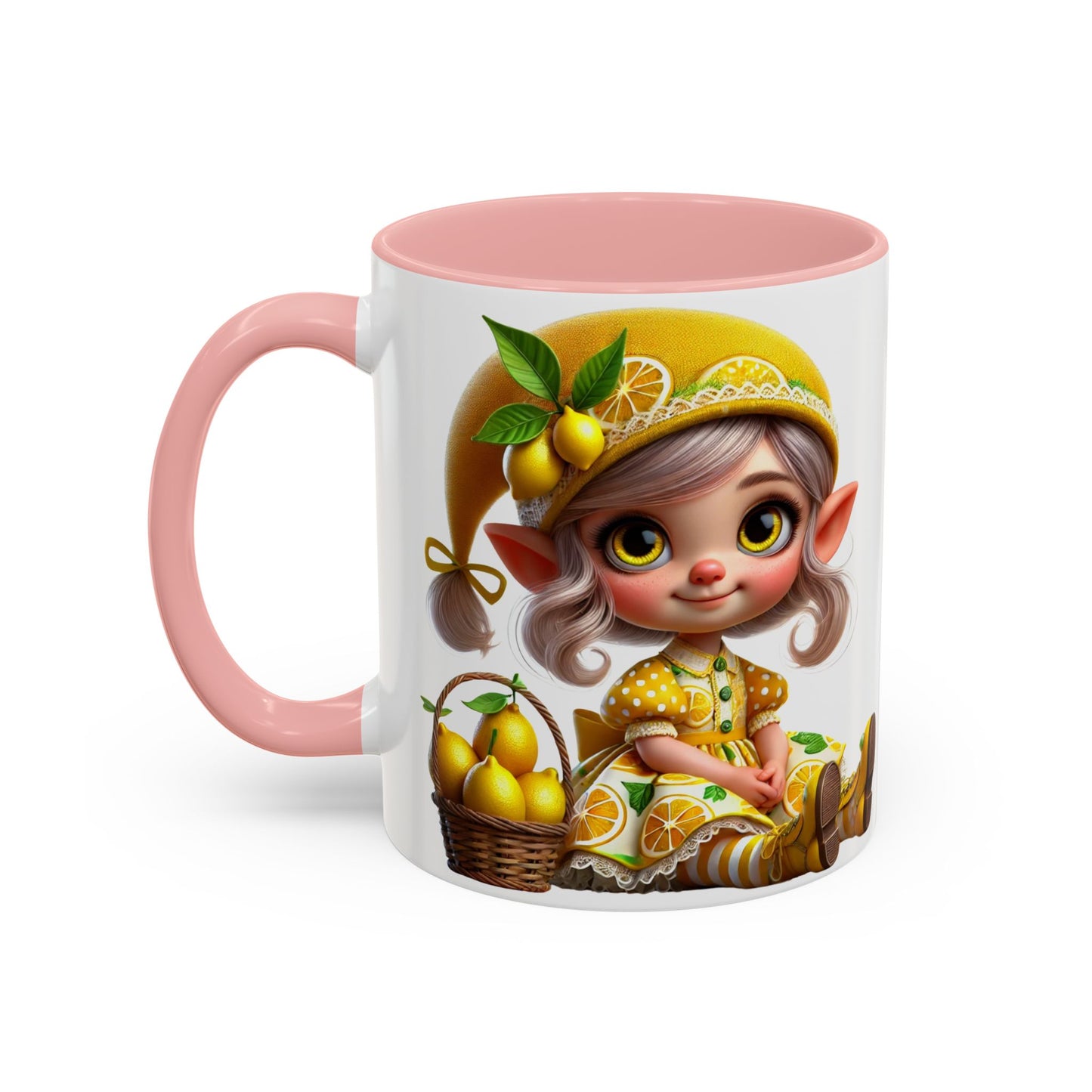 Whimsical Lemon Elf Coffee Mug - Perfect Gift for Spring & Summer