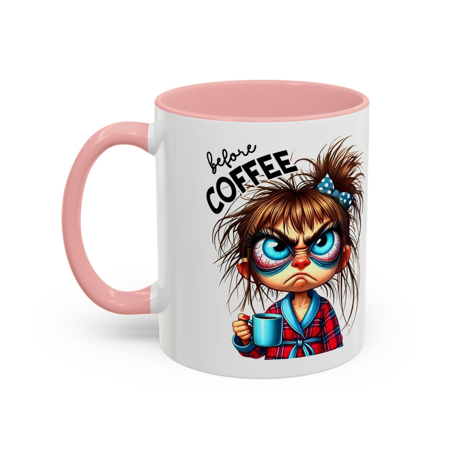 Cute Caffeinated Coffee Mug, Fun Gift for Coffee Lovers, Cute Mug for Home Office, Perfect for Birthdays, Holidays, Relaxation