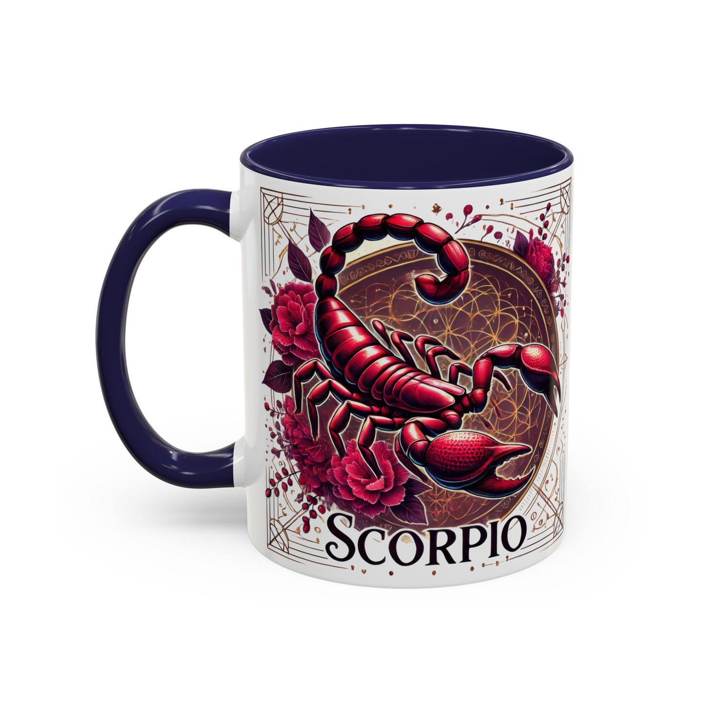 Scorpio Zodiac Accent Coffee Mug - Astrology Gift for Scorpios