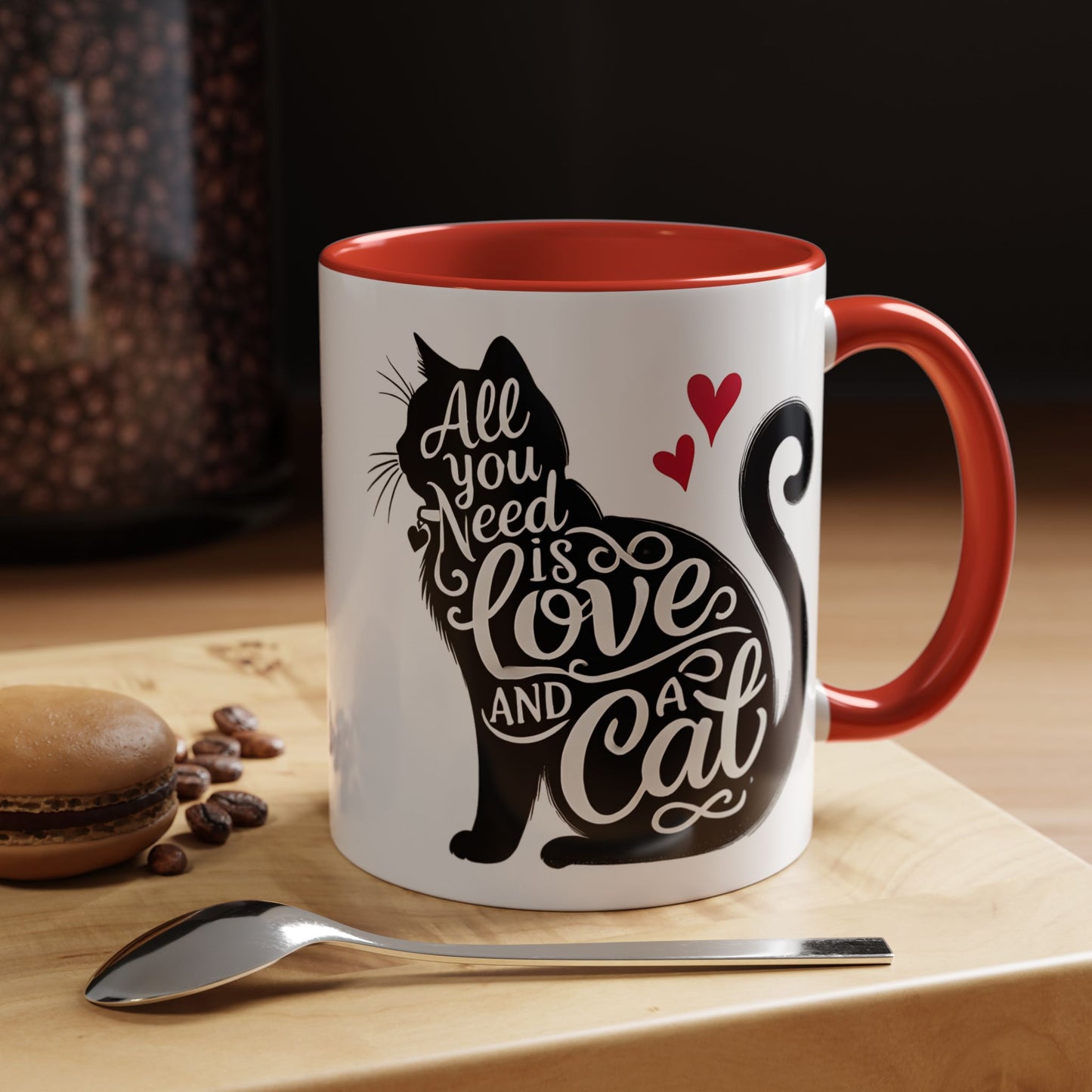 Cat Lover's Accent Coffee Mug | Perfect Gift for Cat Enthusiasts | Cute Cat Design for Cozy Mornings | Home & Kitchen Decoration, Cat [...]