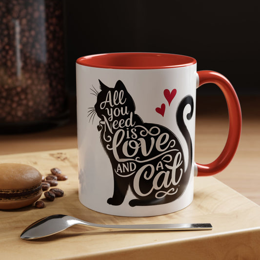 Cat Lover's Accent Coffee Mug | Perfect Gift for Cat Enthusiasts | Cute Cat Design for Cozy Mornings | Home & Kitchen Decoration, Cat [...]