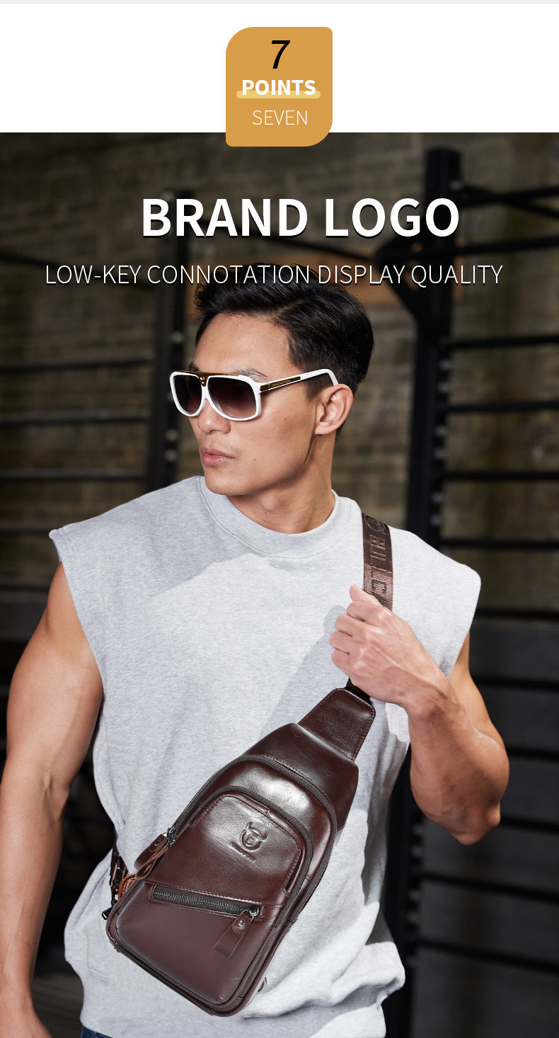 Bull Captain-bandoulière en cuir véritable de grande capacité de grande qualité pour hommes JFA UNIjuntos Entreprise