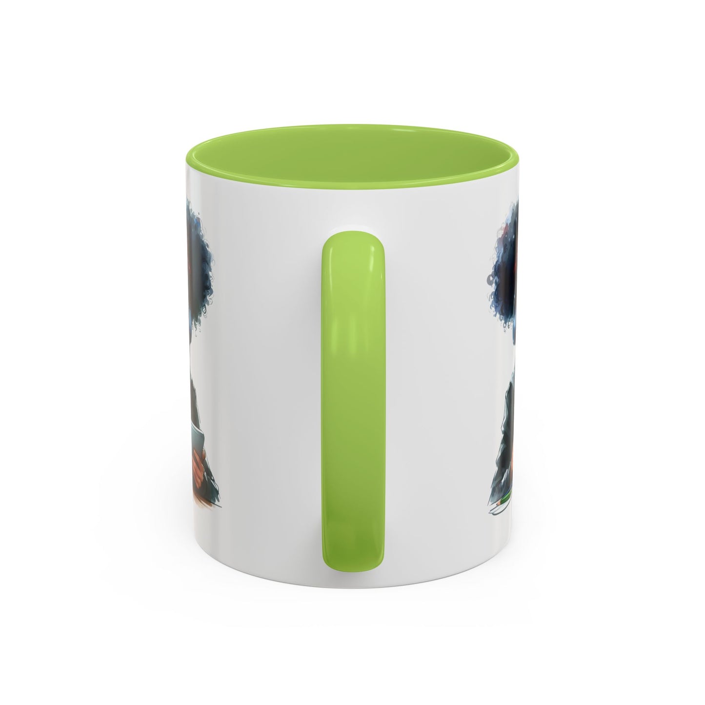 Chic Student Accent Coffee Mug | Ideal for Study Sessions, Gifts for Students, Home Office Decor, Birthday Surprise, Cozy Vibes