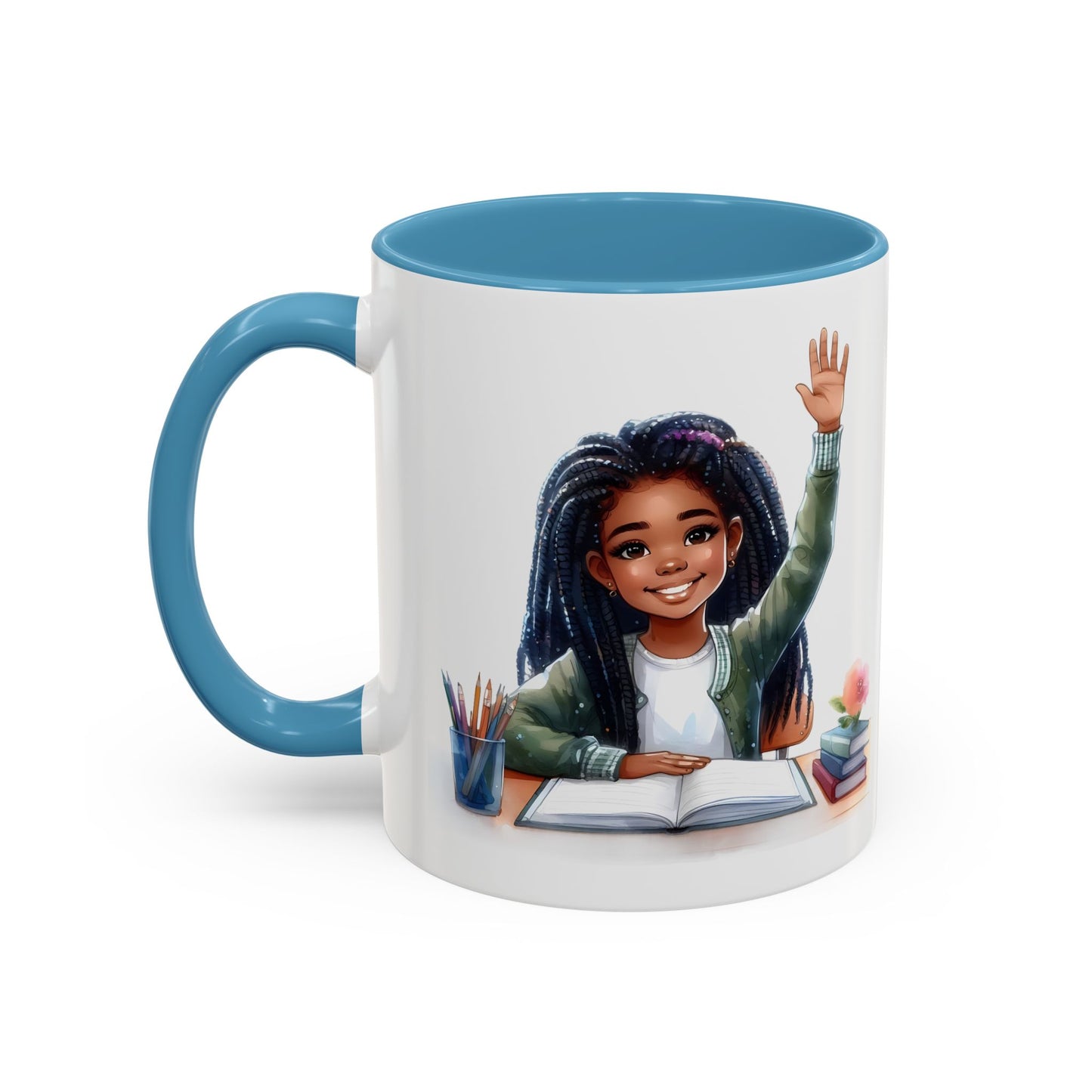 Charming Coffee Mug for Education Lovers, Black Accent Mug, Inspirational Teacher Gift, Cute School Mug, Study Buddy, Personalized [...]