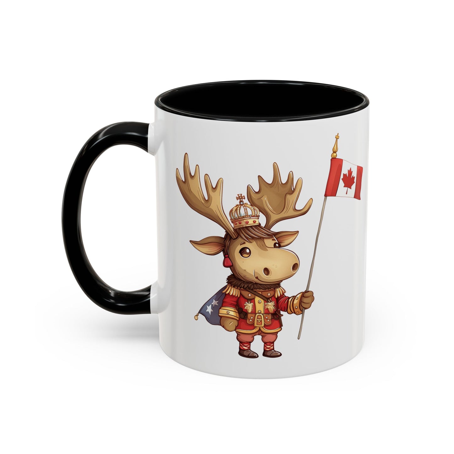 Canada Moose Accent Coffee Mug, Funny Moose Mug, Canadian Gift, Cute Animal Mug, Canada Day Mug, Holiday Coffee Cup