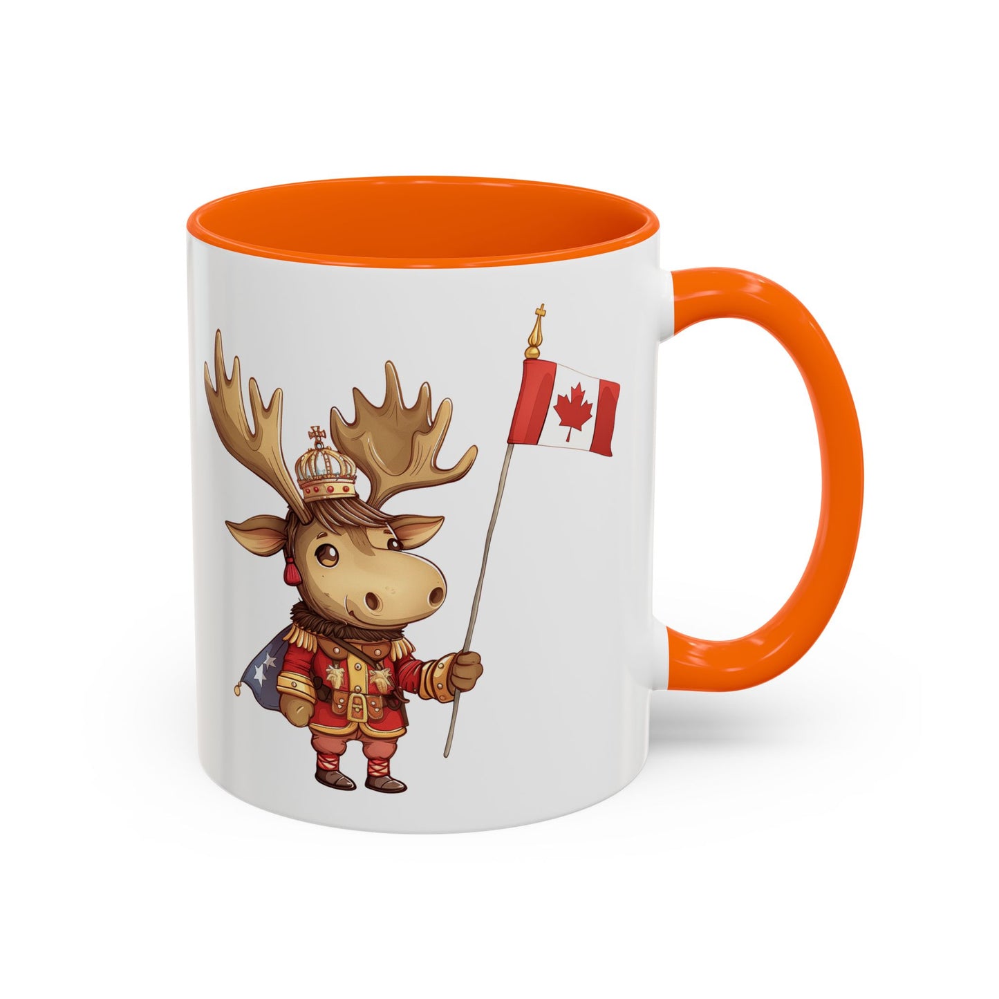 Canada Moose Accent Coffee Mug, Funny Moose Mug, Canadian Gift, Cute Animal Mug, Canada Day Mug, Holiday Coffee Cup
