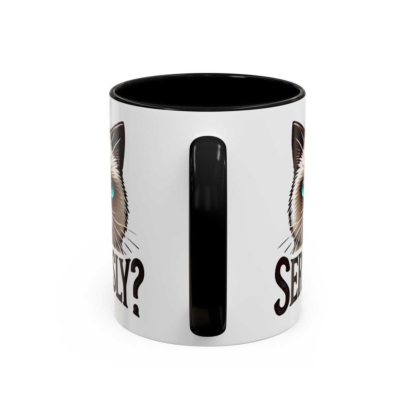 Funny Cat Accent Coffee Mug | Gift for Cat Lovers | Unique Ceramic Mug | Quirky Kitchen Decor | Humor Mug | Cat Person Gift