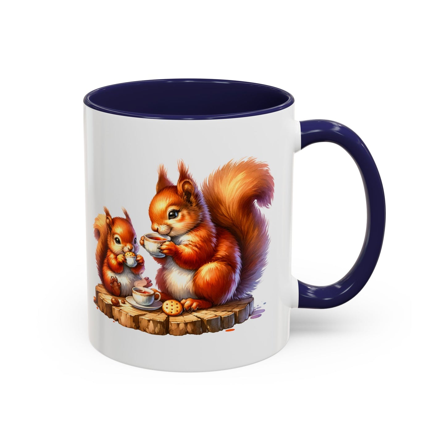 Whimsical Squirrel Coffee Mug - Perfect Gift for Animal Lovers, Cute Kitchen Decor, Hot Beverage Lover's Cup, Cozy Vibe Mugs
