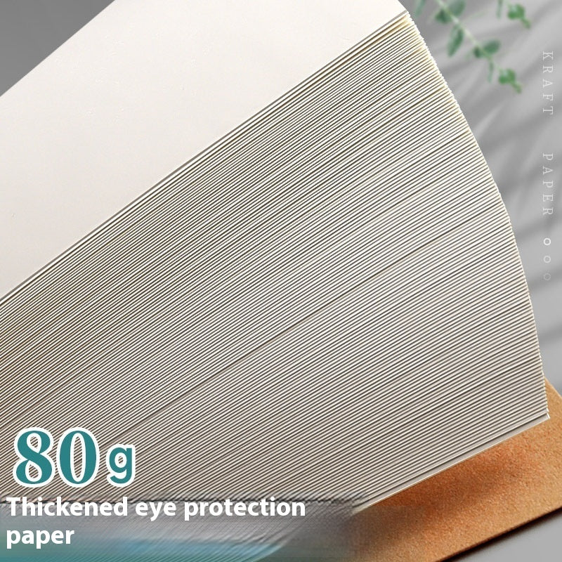 Notebook Cowhide Simple College Student A4 Super Thick