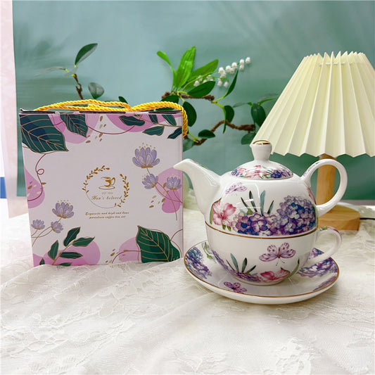 European Ceramic Tea Set Coffee Cup Gift Box Set