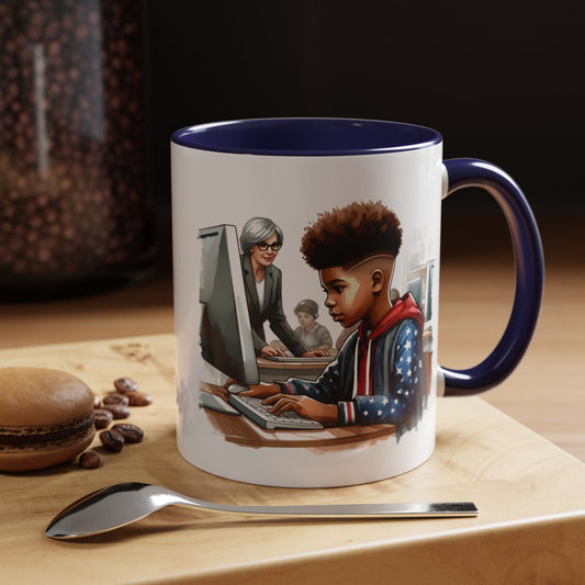 Creative Office Accent Coffee Mug - Perfect for Work, Study, Home Office, Gifts, Teacher Appreciation, Graduation