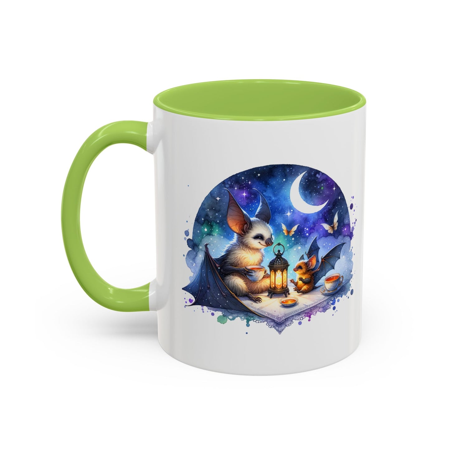 Whimsical Nighttime Coffee Mug: Enchanting Animal Design for Cozy Moments, Gift for Animal Lovers, Unique Home Decor, Special Occasions