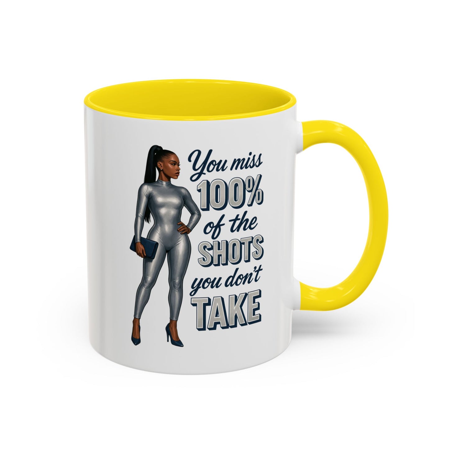 Motivational Accent Coffee Mug - Inspirational Gift for Goal-Diggers, Perfect for Home Office, Birthdays, Graduation, Motivation