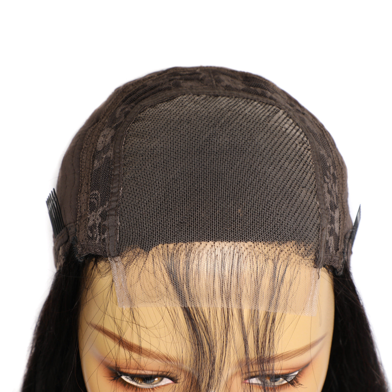 Vraies cheveux humains perruque lace hair set 9a cheveux lisses de qualité