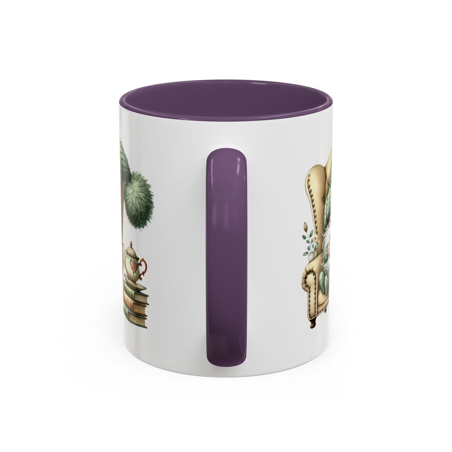 Cozy Gnome Accent Coffee Mug, Cute Gnome Mug, Winter Coffee Cup, Gift for Gnome Lovers, Gnome Decor, Funny Coffee Mug