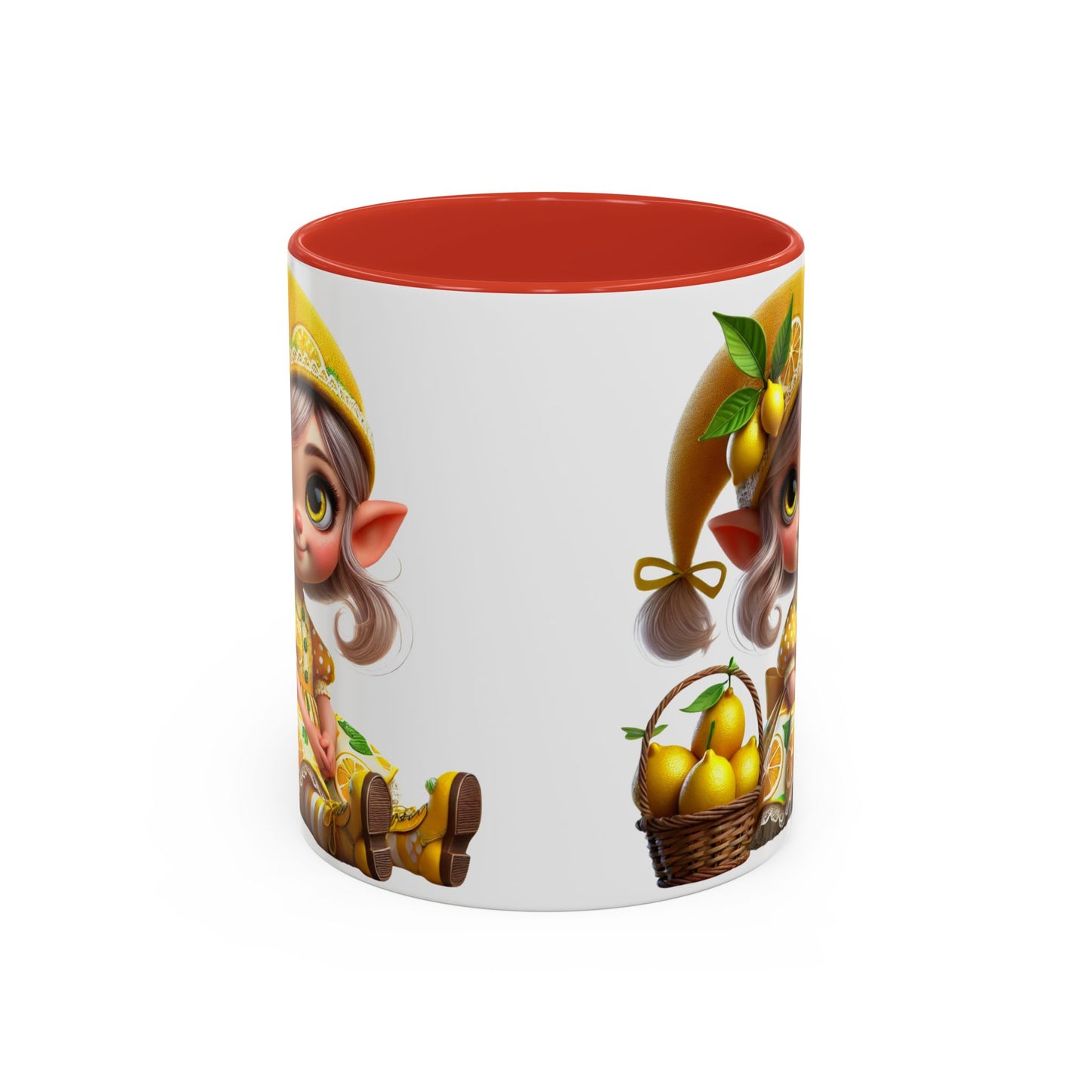 Whimsical Lemon Elf Coffee Mug - Perfect Gift for Spring & Summer