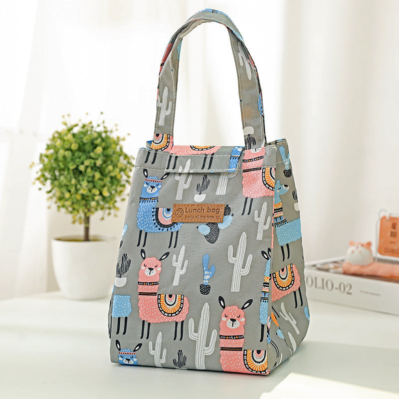 Aluminum foil insulated lunch bag