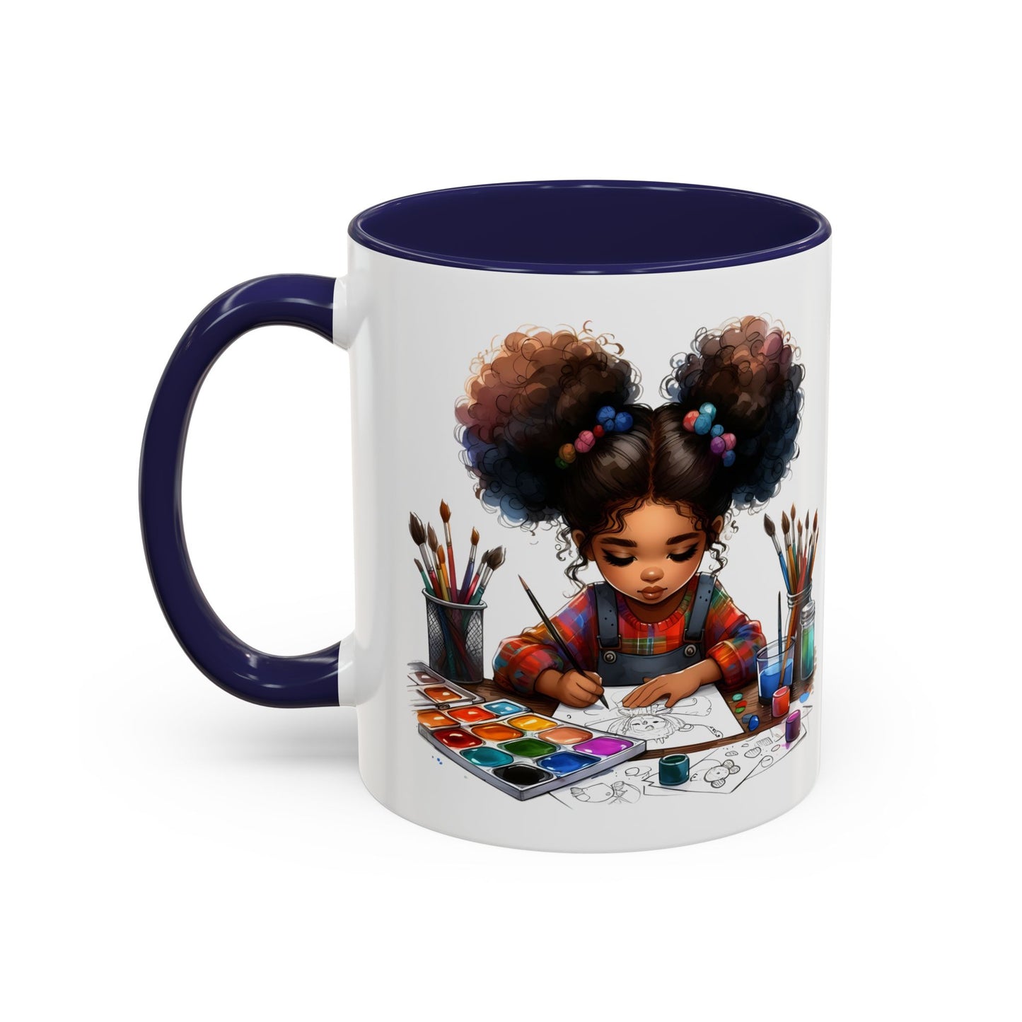 Creative Artist Coffee Mug, Colorful Art Mug, Gift for Artists, Studio Mug, Hot Beverage Cup, Unique Drinkware