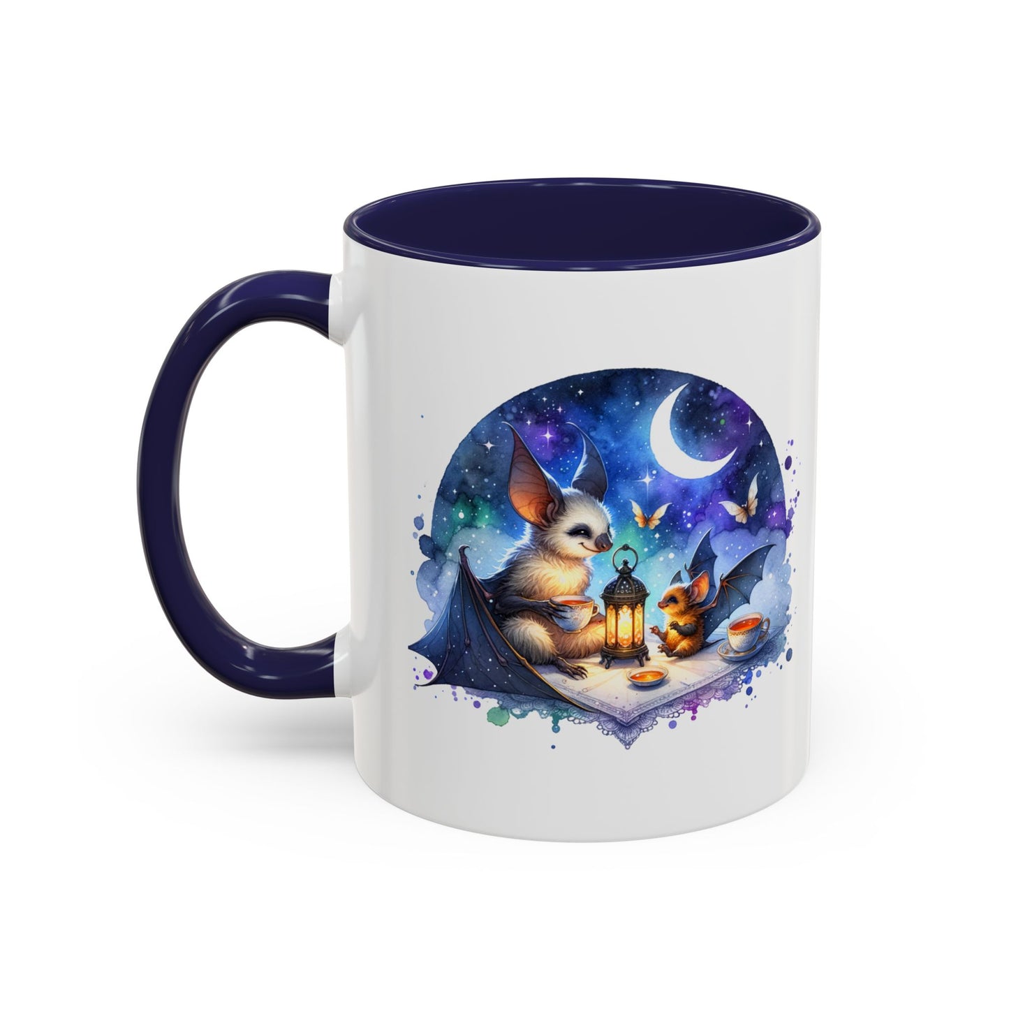 Whimsical Nighttime Coffee Mug: Enchanting Animal Design for Cozy Moments, Gift for Animal Lovers, Unique Home Decor, Special Occasions