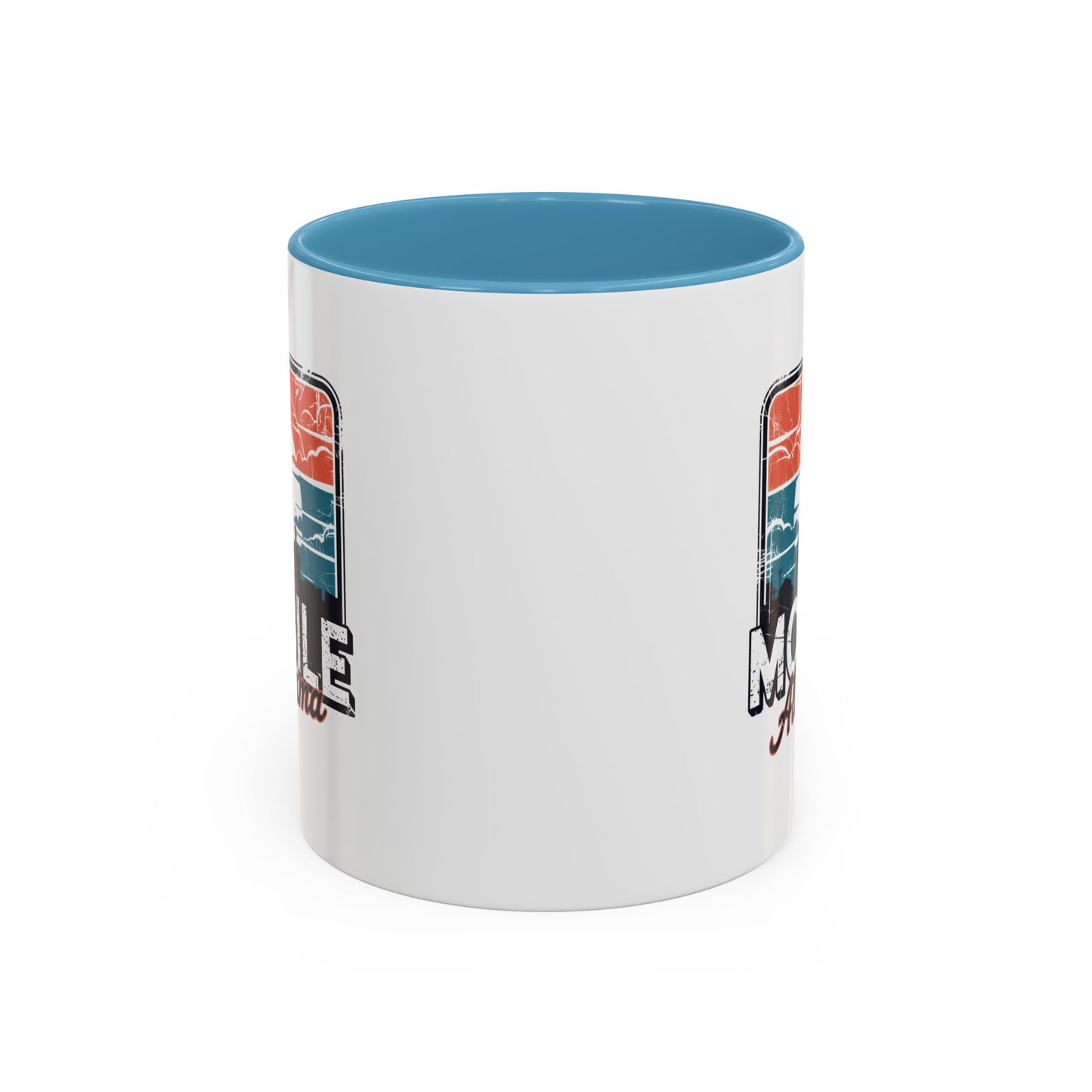 Mobile Alabama Sunset Accent Coffee Mug – Perfect Gift for Travelers, Coffee Lovers, Souvenir, Home Decor, Unique Mug