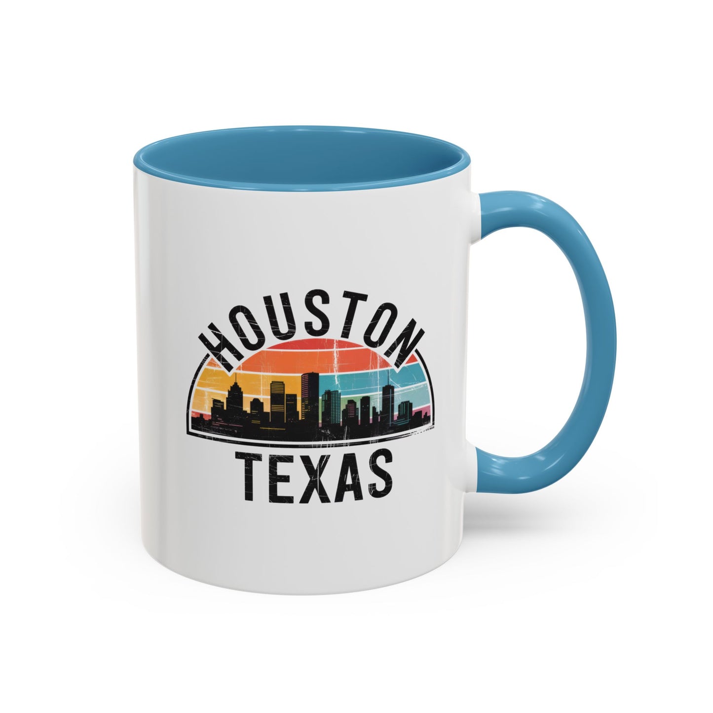 Houston Texas Accent Coffee Mug - Perfect for Souvenir Lovers, Gift for Texas Proud, Travel Mugs, Cityscape Kitchen Decor, Coffee Lovers