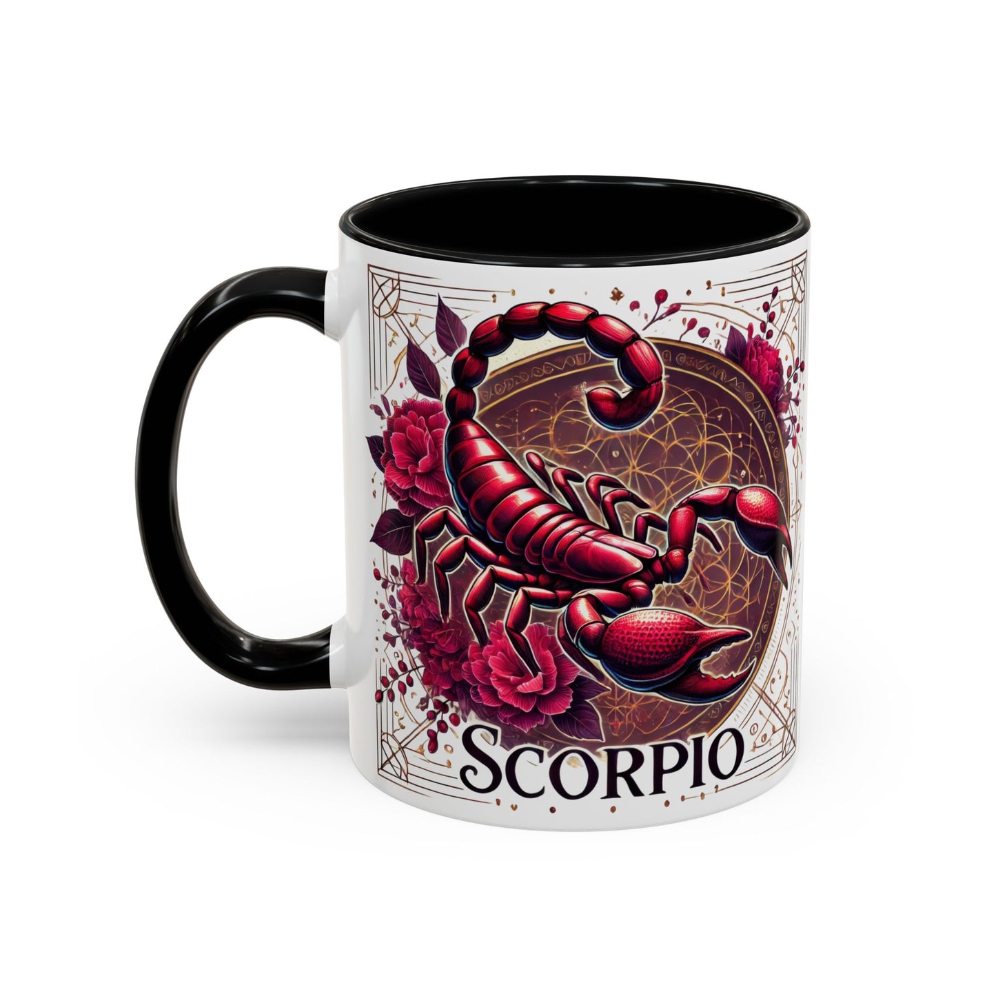 Scorpio Zodiac Accent Coffee Mug - Astrology Gift for Scorpios