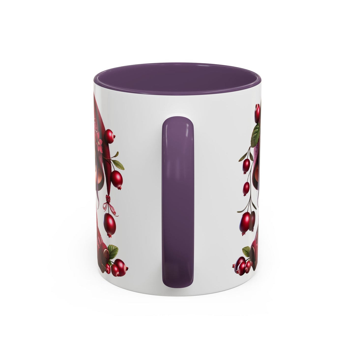 Cute Cherry Character Coffee Mug - 11oz & 15oz, Perfect for Cozy Mornings