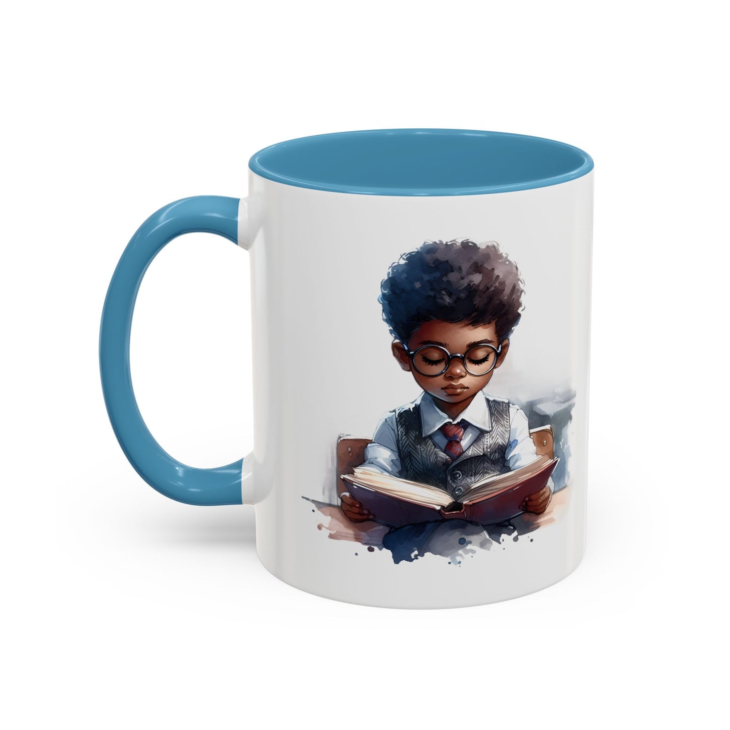 Whimsical Character Coffee Mug, Inspirational Mug, Gift for Readers, Unique Art Mug, Personalized Coffee Cup